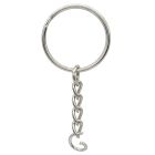 Keyring Chain Set Metal Ring 5 Pcs