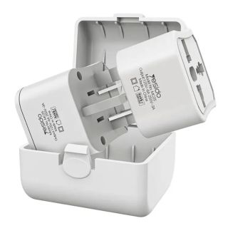 Yesido Universal Wall Power Socket UK - EU - US - AUS Plugs with Case