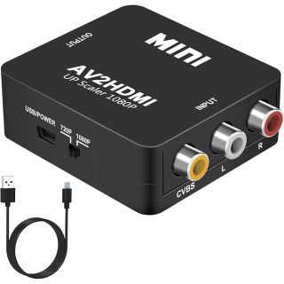 محول AV الى HDMI 1080P - أسود