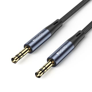 Yesido AUX to AUX Braided Cable 1m - Black