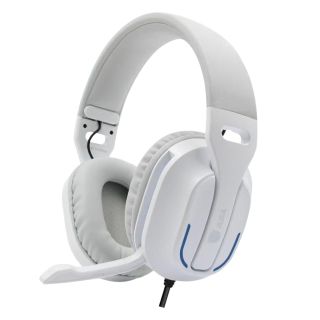 سماعات قيمنق كرييتف ASA مع سلك مايكروفون 3.5 مم للبلايستيشن 4 و 5 والاكسبوكس - أبيض
