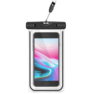 غلاف ضد الماء للجوال - اسود