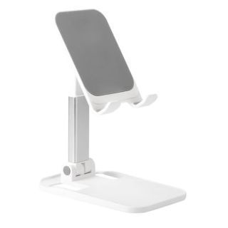 تيكسوس حامل مكتبي للجوال قابل للطي - ابيض