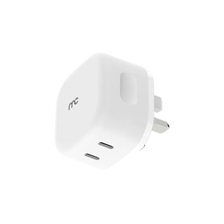 ماي كاندي شاحن جداري بمنفذين يو اس بي سي بقوة 45 واط - ابيض