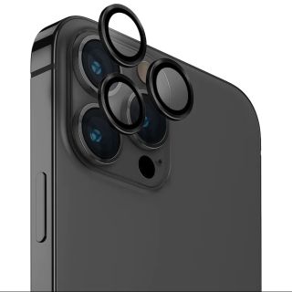 يونيك اوبتيكس حماية كاميرات ايفون 14 برو & برو ماكس - اسود