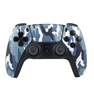 ASA وحدة تحكم برو باد اكس للبلاي ستيشن 4 بمنفذ يو اس بي سي - أزرق جيشي