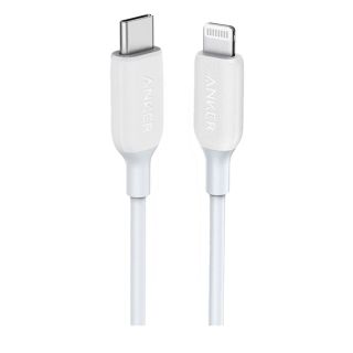 انكر باور لاين 3 يو اس بي سي الى لايتنينج 3 قدم 90 سم - ابيض