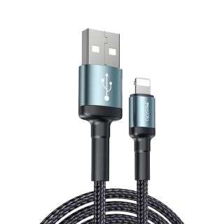 Yesido USB-A to Lightning Braided Cable 2m - Black