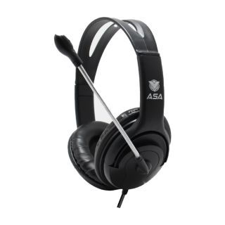 ASA Gamer Headset for PlayStation 4 & 5 AUX 3.5mm Cable - Black
