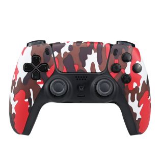 ASA وحدة تحكم برو باد اكس للبلاي ستيشن 4 بمنفذ يو اس بي سي - أحمر جيشي