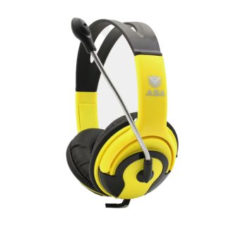 ASA Gamer Headset for PlayStation 4 & 5 AUX 3.5mm Cable - Yellow