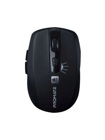 Promate Silent Switch Streamlined Wireless Mouse - Black