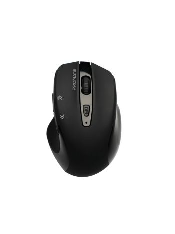 Promate EZGrip™ Ergonomic Wireless Mouse - Black