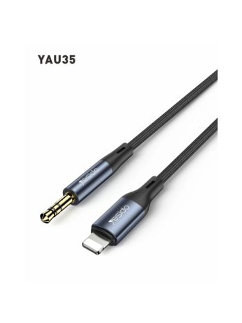 Yesido Nylon Braided Lightning Iphone To 3.5mm Jack Aux Cable