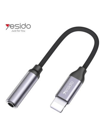 Yesido Audio Iphone Lightning to AUX 3.5MM Headphone Adapter Cable 12CM