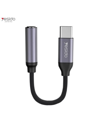 Yesido Audio USB-C to AUX 3.5MM Headphone Adapter Cable 12CM