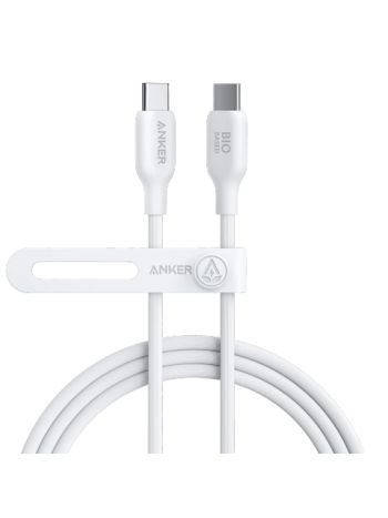 Anker 544 USB-C to USB-C Cable (BioBased 6ft 1.8m) - White