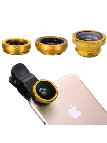 3 in 1 Phone Lens-gold
