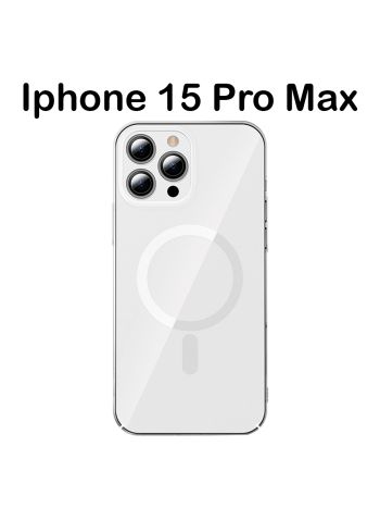 Baseus Lucent Series Magnetic Phone Case for Iphone 15 Pro Max Clear