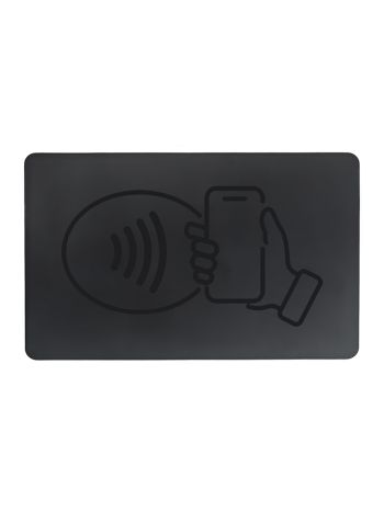 بطاقة عمل بتقنية الاتصال قريب المدى (NFC) - اسود مطفي