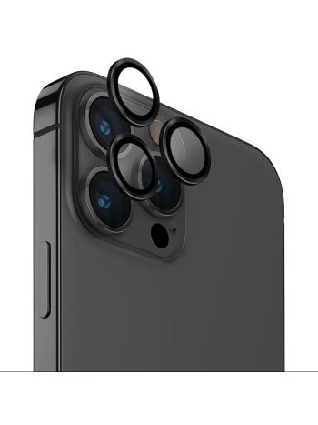 يونيك اوبتيكس حماية كاميرات ايفون 14 برو & برو ماكس -  اسود