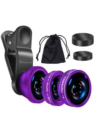 3 in 1 Phone Lens-purple