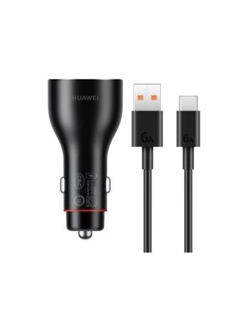 Huawei SuperCharge Car Charger 88W USB-A & USB-C or A with USB-C to USB-A Cable - Black