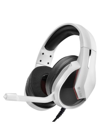 ASA A70 Gaming Headset with Microphone AUX 3.5mm Cable for Playstation 4 & 5 & Xbox - White