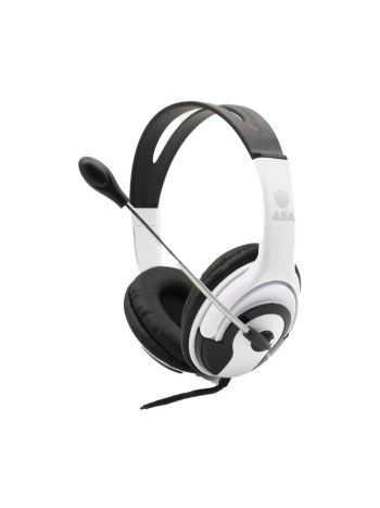 ASA Gamer Headset for PlayStation 4 & 5 AUX 3.5mm Cable - White