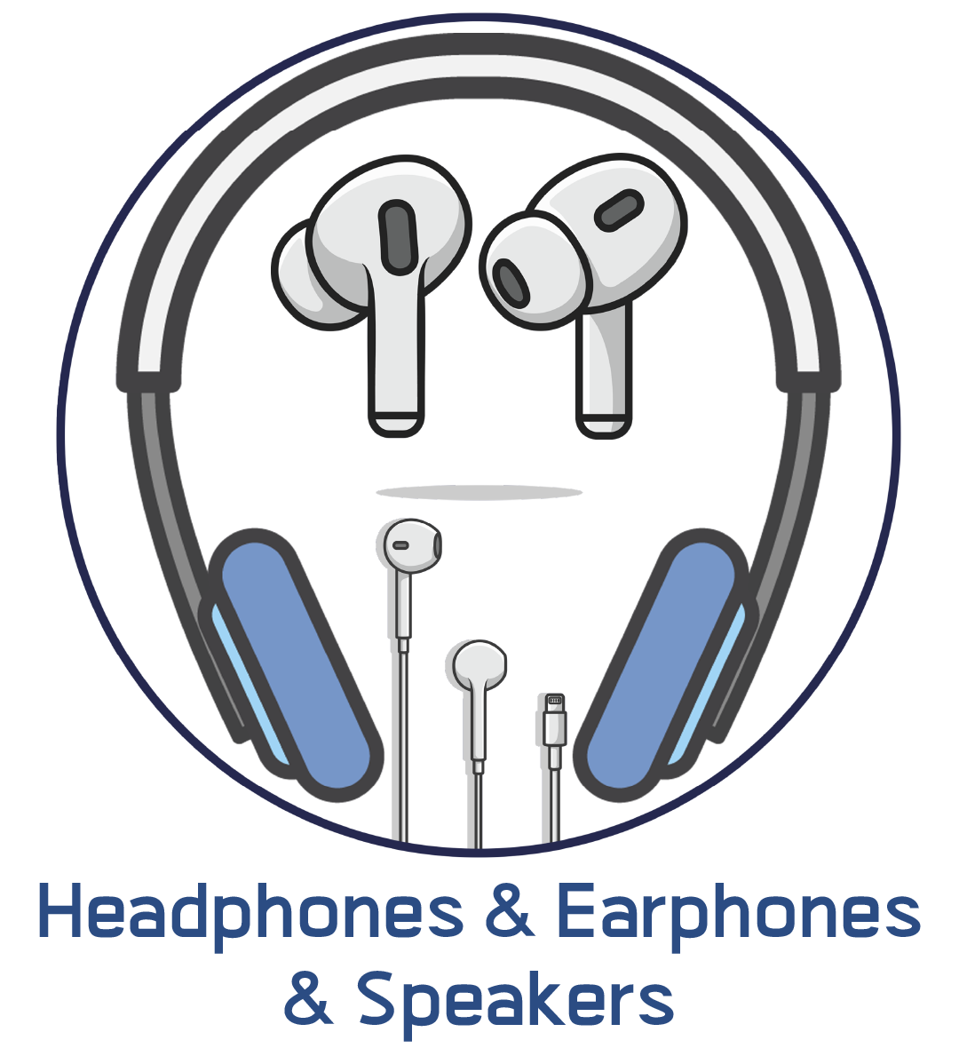 headphones and earphones and speakers